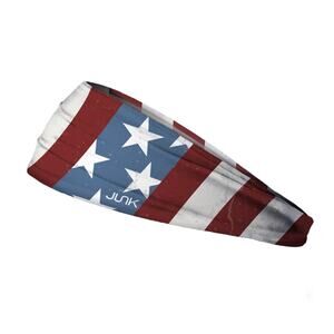 Junk Brands Big Bang Lite Headband O/S New Continental Red White Blue Distressed